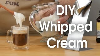 DIY whipped cream in 60 seconds [upl. by Rizas]