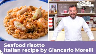 SEAFOOD RISOTTO  Italian recipe by Giancarlo Morelli [upl. by Kcirderf]