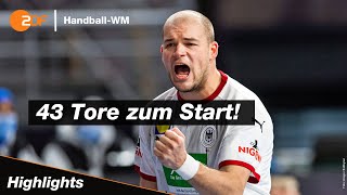 Deutschland  Uruguay – Highlights  HandballWM 2021 – ZDF [upl. by Haym]