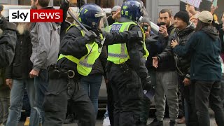 COVID19 More than 150 arrests as antilockdown protesters clash with police in London [upl. by Anaeed]