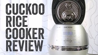 CUCKOO RICE COOKER PRODUCT REVIEW  DHSR0609F  Chef Julie Yoon [upl. by Ahsiel]