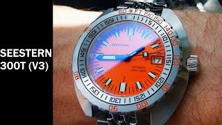 SEESTERN Doxa SUB300T Homage Watch Review V3 [upl. by Nivri177]