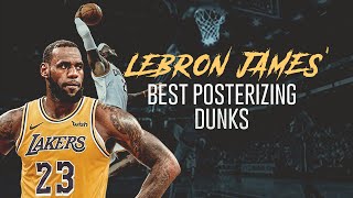 LeBron James Unbelievable Posterizing Dunks [upl. by Ardnohs637]