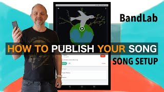 Bandlab How to publish your song [upl. by Sundin]