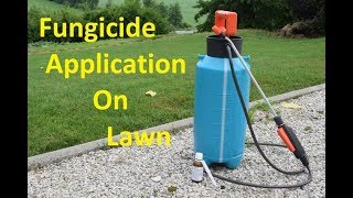 Fungicide Application on Lawn [upl. by Simdars884]