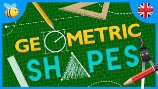 Learning Geometric Shapes  Educational Videos [upl. by Oigaib250]