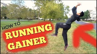 How To Do A Running Gainer ParkourFreerunning Tutorial [upl. by Neeloj]