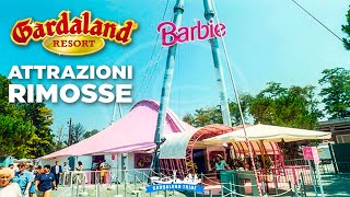 TOP 10 attrazioni RIMOSSE da GARDALAND [upl. by Verlee]