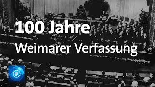 100 Jahre Weimarer Reichsverfassung [upl. by Oynotna200]