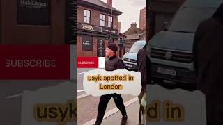 usyk in London usyk london uk [upl. by Berfield]