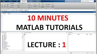 MATLAB Lecture 1  Introduction  MATLAB Tutorials  10 Minutes  UrduHindi Lecture [upl. by Suravaj]