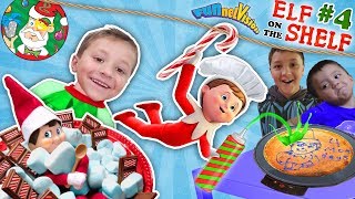 ELF on the SHELF 4 is Floating Magic Wall Present amp Chef Buddy FUNnel V Fam Christmas [upl. by Dnamra457]