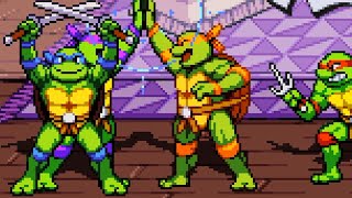 TMNT Shredders Revenge Full Game Longplay [upl. by Ayom]