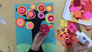 Kandinsky Tree  Dot Day  5th Grade [upl. by Aruon]