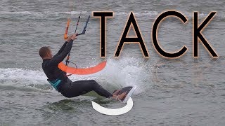 Tack Tutorial Strapless amp Directional Kitesurf Series [upl. by Johannah]