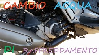 TUTORIAL sostituzione acqua di raffreddamento del motore [upl. by Aarika]