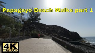 Walk to papagayo beaches playa blanca lanzarote January 2020 part 1 [upl. by Yrtsed]