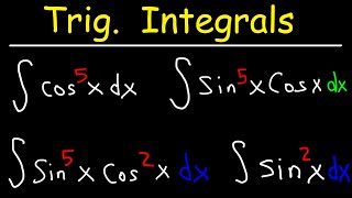 Trigonometric Integrals [upl. by Clauddetta312]