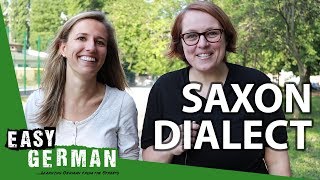 Saxon Dialect vs Standard German with Anja from Learn German with Anja [upl. by Kolivas]