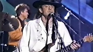 Stevie Ray Vaughan on The Arsenio Hall Show 06191989 [upl. by Ruamaj]