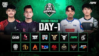 PUBG Mobile NEPX Showdown  Grand Finals Day 1 [upl. by Idelle]