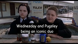 Wednesday and Pugsley being an iconic duo  The Addams Family [upl. by Nmutua960]