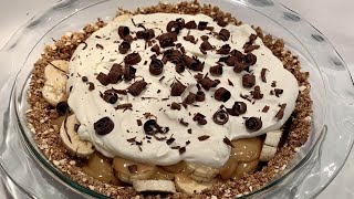 How To Make Banoffee Pie Banana Toffee Pie with Pretzel Crust  NoBake Dessert  Clinton Kelly [upl. by Artemla177]