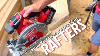 How to Measure and Cut Rafters [upl. by Ramahs]