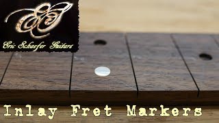 Inlaying Fretboard Markers and Side Dots [upl. by Carhart]