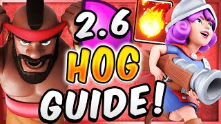 HOW TO MASTER 26 HOG RIDER Pro Tips amp Tricks — Clash Royale [upl. by Kaitlin]