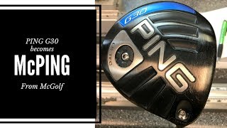 Golf Club Repair PING G30 REbuild by McGolf [upl. by Calv]