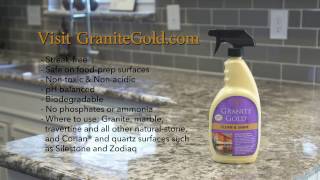 How to Clean amp Polish Granite and Other Natural Stone [upl. by Rramed]