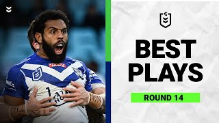 NRL 2022  Best Plays  Round 14 [upl. by Bahr]