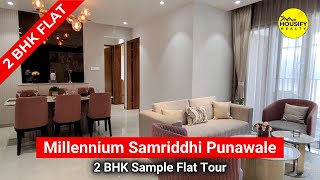 Millennium Samriddhi Punawale 2 BHK Sample Flat Tour  Housify Realty [upl. by Hunley]