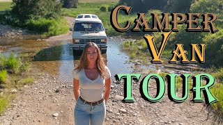 80s Vintage CAMPER VAN TOUR  VANLIFE [upl. by Kaplan576]