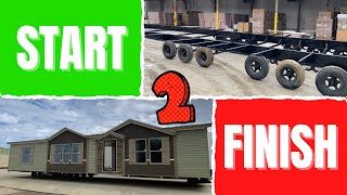 HERES HOW MOBILE HOMES ARE BUILT Start to finish manufacturing plant tour Winston Homebuilders [upl. by Castle]