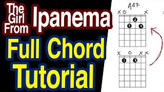 The Girl From Ipanema Guitar Chords [upl. by Ardnuas]