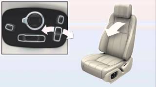 Seat Adjustment  Range Rover  Land Rover USA [upl. by Acinorev]