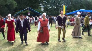 Medieval music and dance at the Grand Fougeray festival [upl. by Janek]