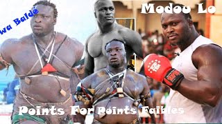 Modou Lo vs Ama Baldé points for points faibles des deux lutteurs [upl. by Studnia764]