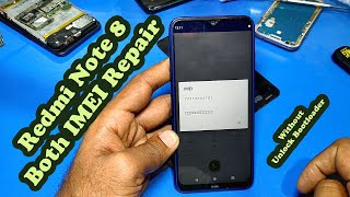 Redmi Note 8 IMEI Repair  Both IMEI Repair  Dual IMEI Repair [upl. by Sile]