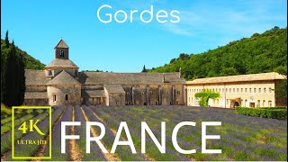 Gordes France in 4K Ultra HD  Famous Village Gordes Natural Regional Park and Historical City [upl. by Mcilroy]