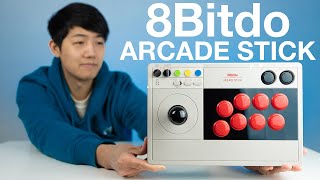 8BitDo Arcade Stick Review and Unbox  NO SOLDER REQUIRED [upl. by Ailahk]