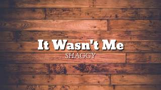 Shaggy  It Wasnt me Lyrics [upl. by Florette143]