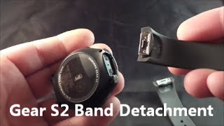 Samsung Gear S2  Changing Bands [upl. by Arihs]