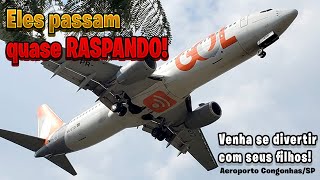 Ótimo LUGAR para ver Aviões Decolando e Pousando no Aeroporto de CongonhasSP [upl. by Ij]