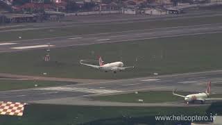 Airplane landing Congonhas airport [upl. by Llirred]