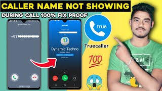 How to Fix Truecaller Not Showing Name During Call amp Details  True Caller Name Not Displayed [upl. by Atinev151]