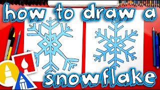 How To Draw A Snowflake [upl. by Ameg545]