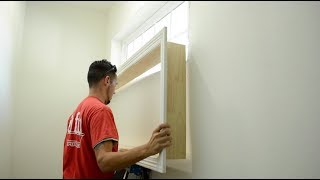 Easy Install Window Casing  Trim Carpentry [upl. by Laefar939]